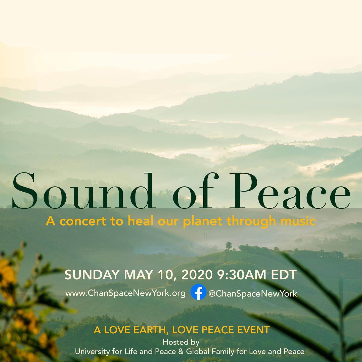 Sound of Peace Concerto in appreciating mother Earth was held.