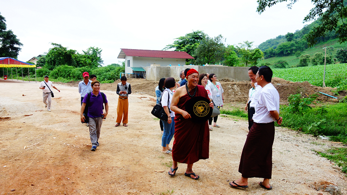 Initiating the plan in making Naung Mon a multi-functional place along with the university.
