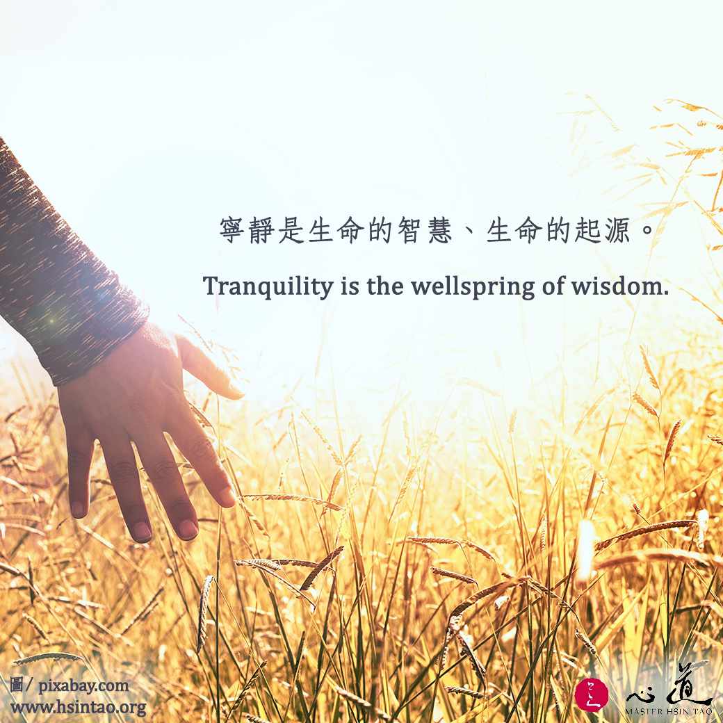 寧靜下來 Tranquility